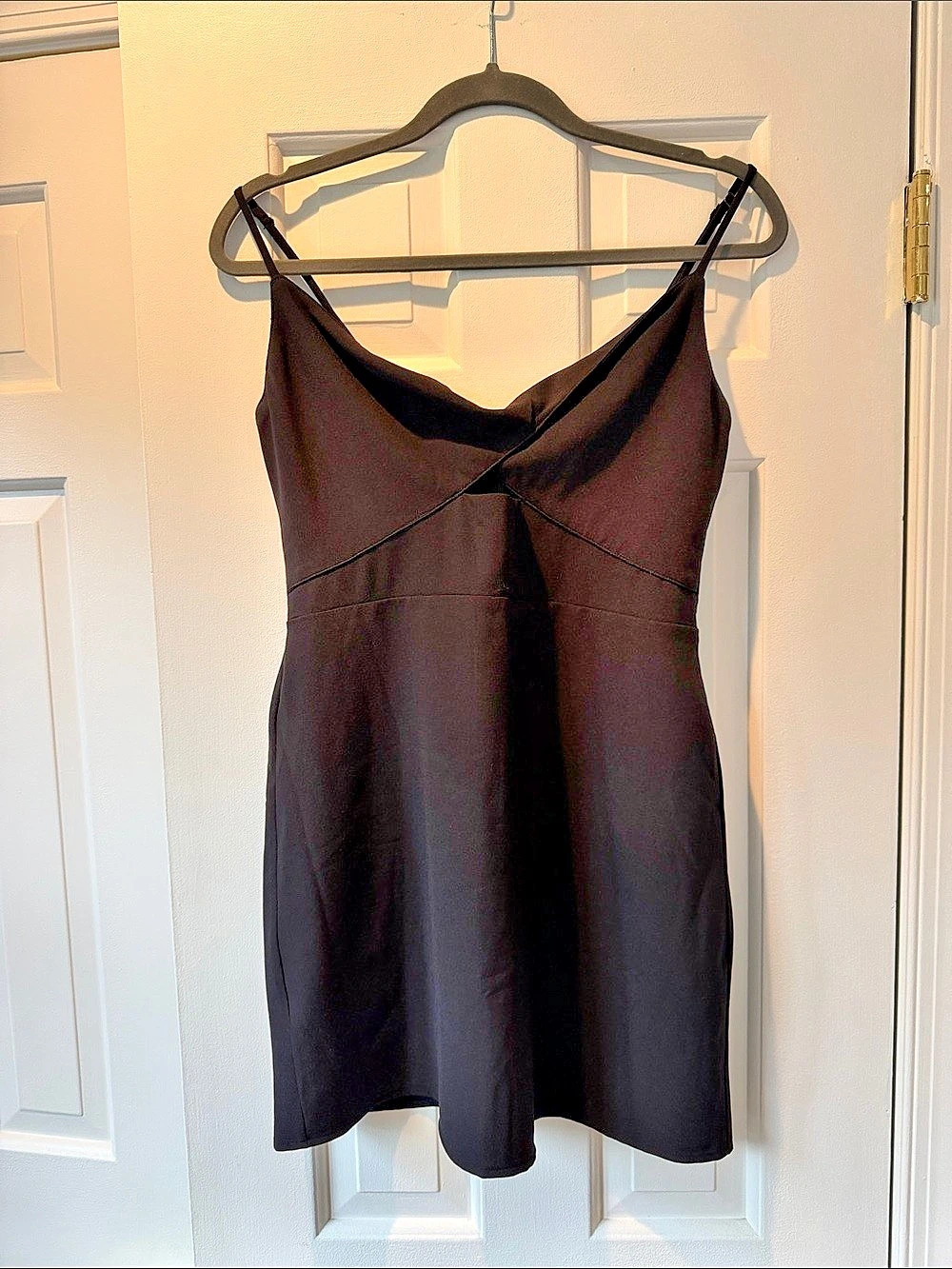 Abercrombie & Fitch Black Mini Dress Size Medium Like New